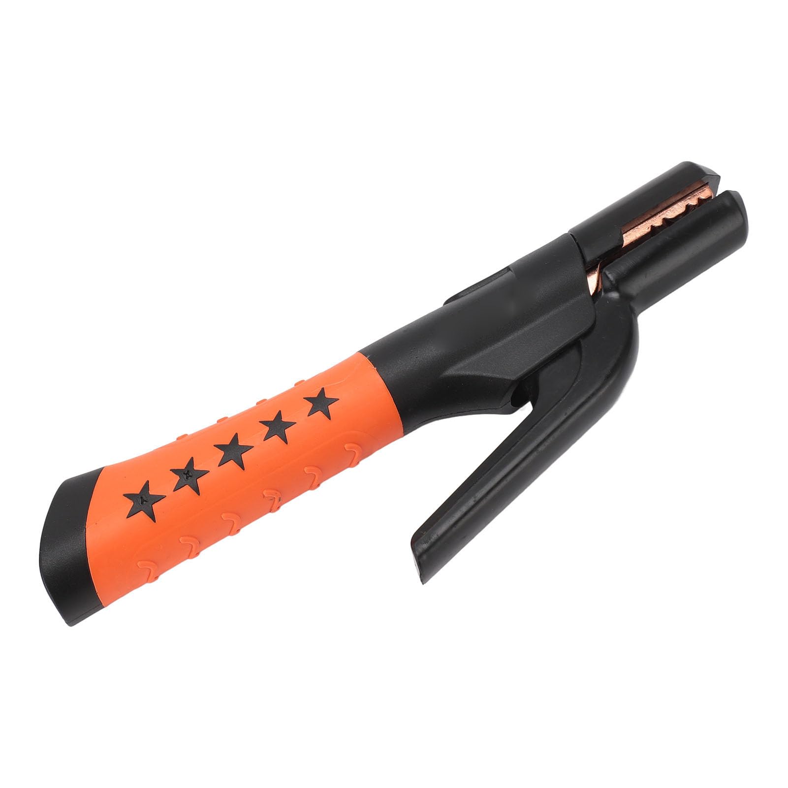 Welder Electrode Holder, Groove Jaw Tight Clamping Stick Electrode Holder 800A Portable Copper for Construction