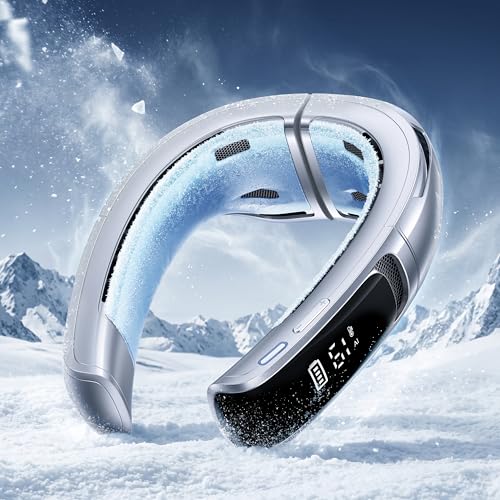 Image of AICE LITE MAX 2026 AI Neck Air Conditioner, Real AC Neck Fan Cooling Silver