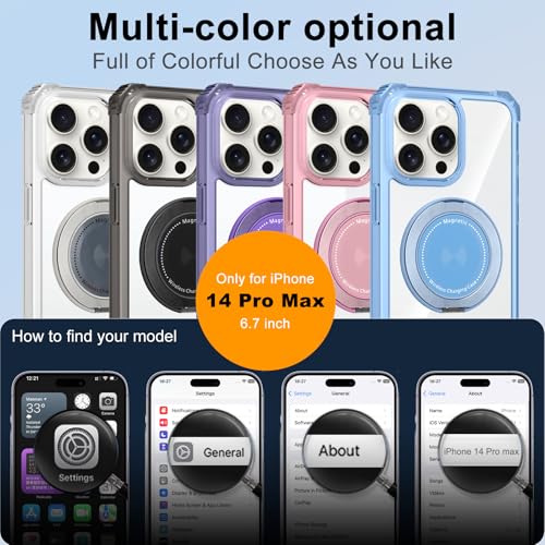 Coque iPhone 14 Pro Max violette idéale pour support voiture - 2