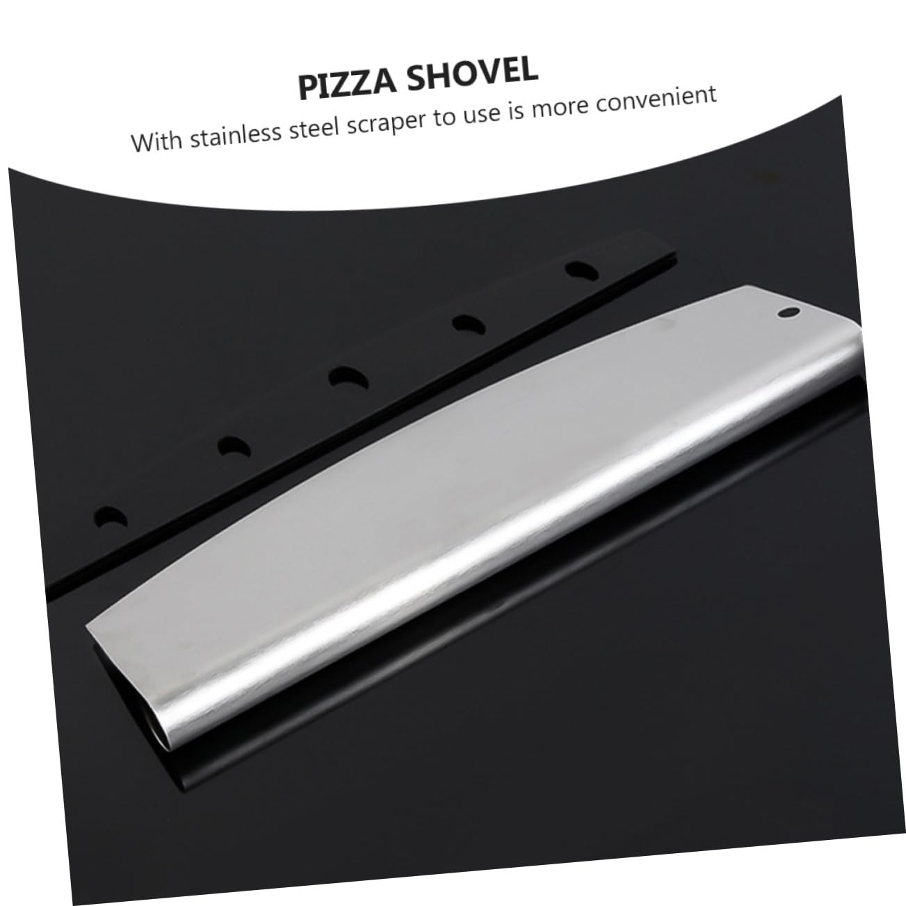 2 Stück Teiliges Set Faltbare Aluminium Pizzaschaufeln mit Holzgriff und Teigschaber für Pizza und Pfannkuchen Hitzebeständig und Praktisch für Küche
