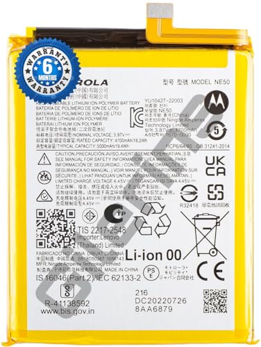 Image of Original NE50 Battery for Motorola G72 / G82 / G62 / G52 Battery with 6 Month Warranty**** (D21)