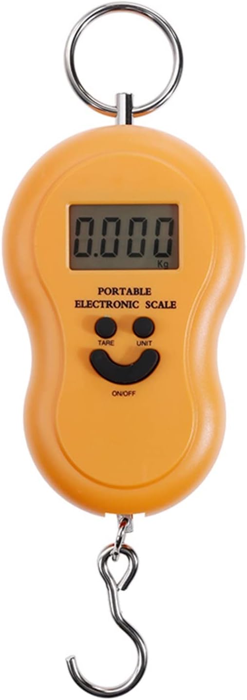 Utility Luggage Scale 50Kg Mini Digital Scale for Fishing Luggage Travel Weighting Kitchen Steelyard Hanging Electronic Hook Scale Weighing Weighing