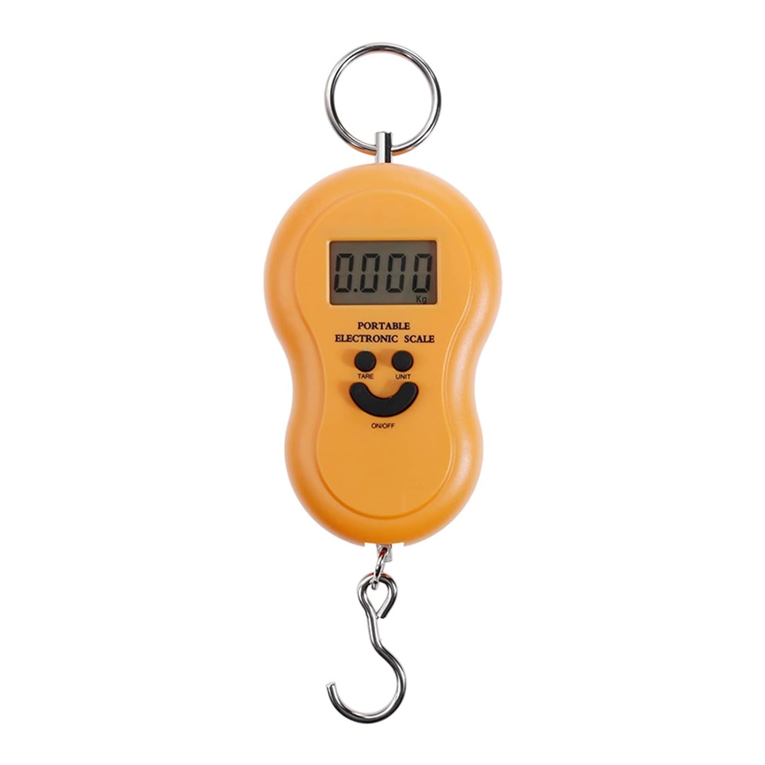 50Kg Mini Digital Scale for Fishing Luggage Travel Weighting Kitchen Steelyard Hanging Electronic Hook(D)