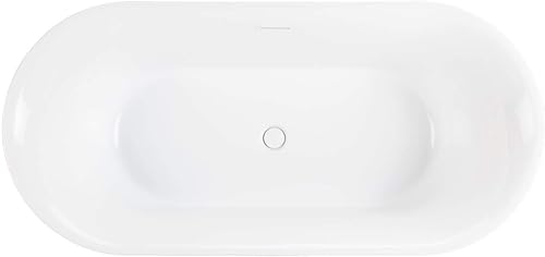 Miniatura 1 de Signature Hardware 449036 Halliford - Bañera independiente de acrílico de 66 pulgadas