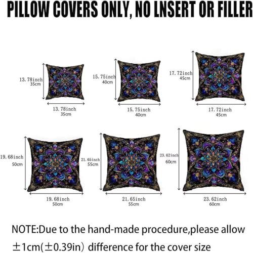 Housse coussin 80x80cm imperméable pour protéger canapé lin - 6
