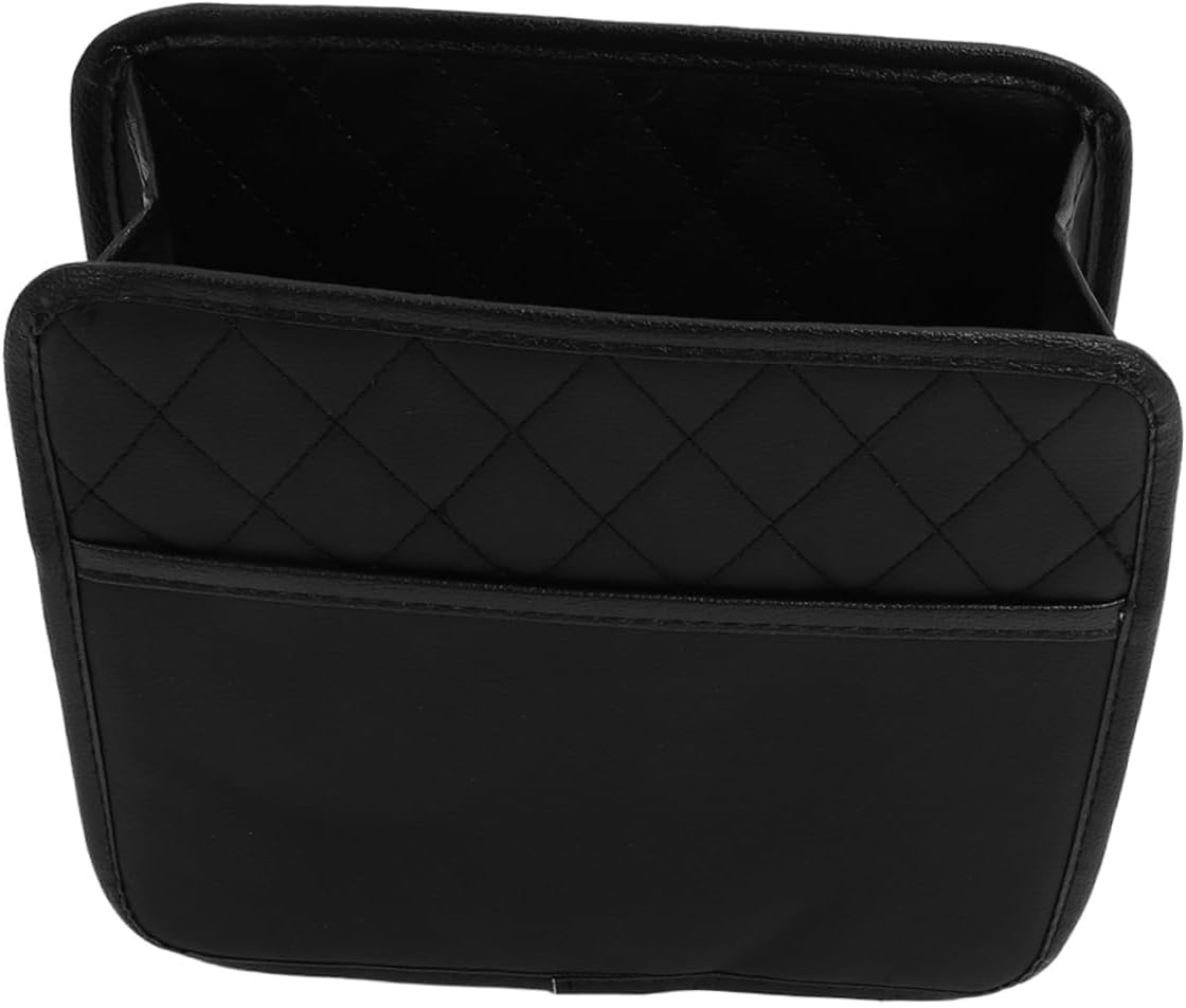 CHILDWEET Car Seat Storage Organizer Multifunctional Back Seat Storage Bag Straps for Phones Keys and Umbrellas Stylish Car Interior Accessory for Neat Organization
