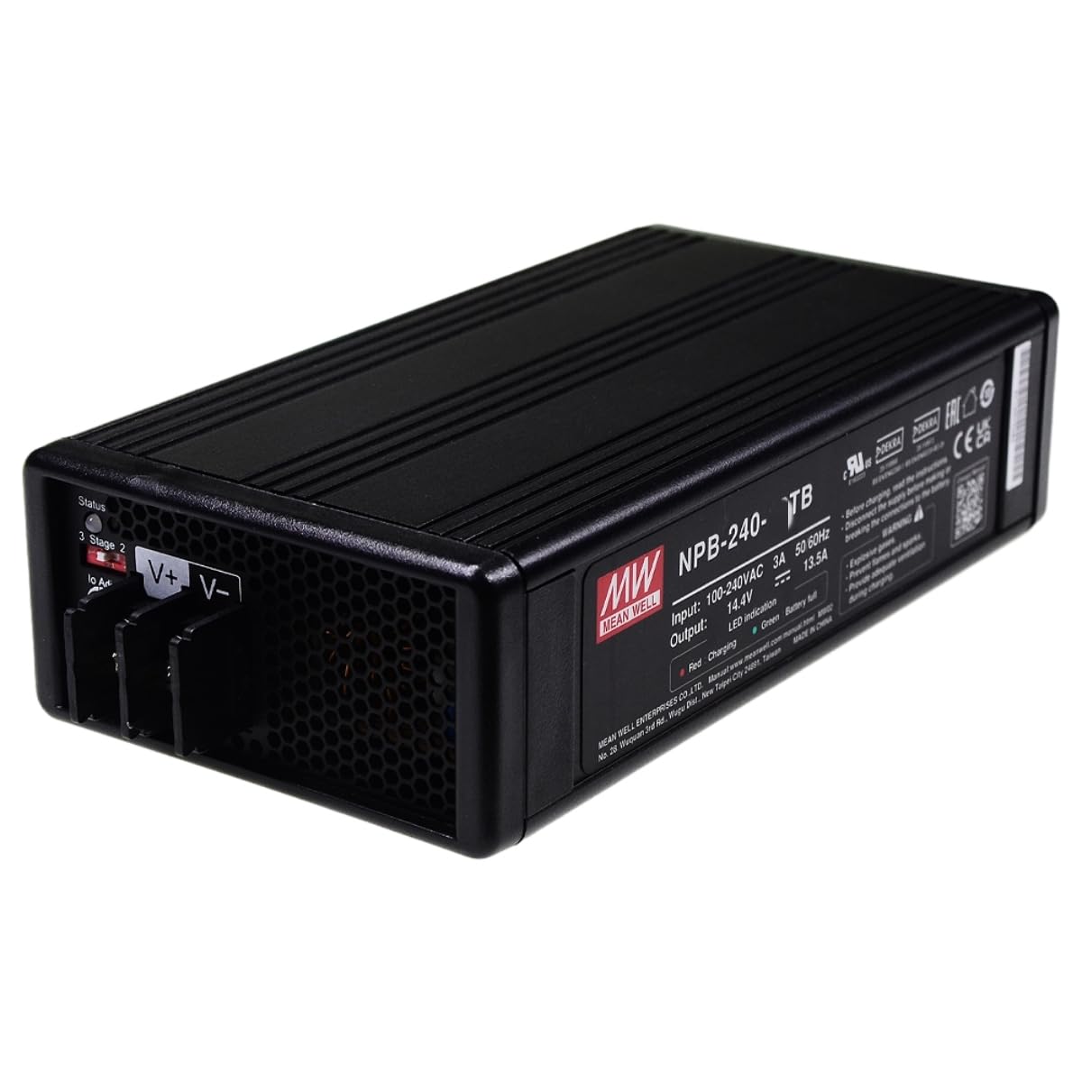Mean Well NPB Battery Chargers Adapter, NPB-240-12TB 240W 13.5A