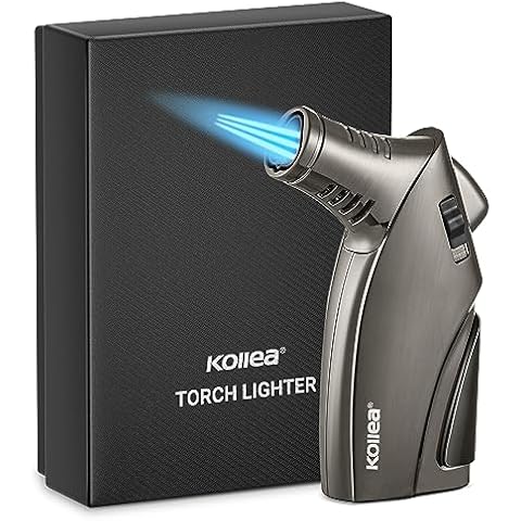 Kollea Triple Jet Windproof Lighter with Punch Cover