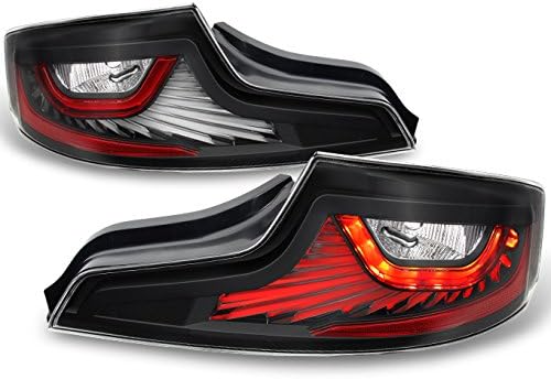 AKKON - For [Exclusive Matte Black] 2003 2004 2005 G35 Skyline 35GT 2 Door Coupe LED LH & RH Side Tail Lights