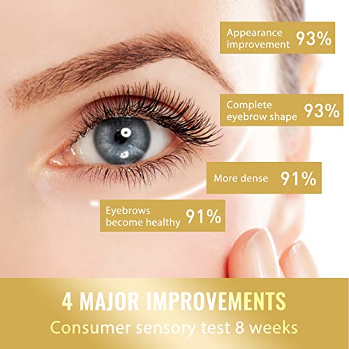 Castor Oil Hair Growth, Organic Castor Oil for Eyebrows Eyebrows Lash Nail Eyelashes Enhancer Liquid with Eyelash Brush - Image 4
