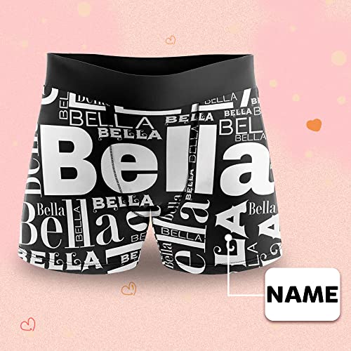 Artsadd Custom Multi Name on Boxer Briefs for Men Peronalized Name Design Underwear Panties Funny Gift for Boyfriend Husband4