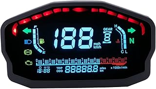 BESPORTBLE Medidor De Odômetro Motor Computador Odômetro De Temperatura Da Água Odômetro De Motocicleta Velocímetro De Motocicleta Digital Lcd Velocímetro Tela Colorida Medidor De