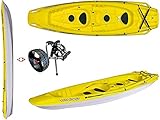  Bic Sport - Canoa Rigida in Polietilene Y0900 Trinidad Giallo + carrellino Eco 31605 BIC SPORT