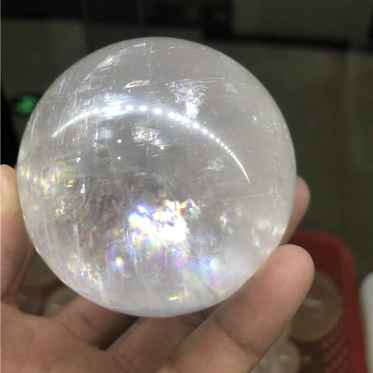 Ornements en cristal de calcite lot de 5 boules à offrir pour une crémaillère