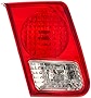 Evan-Fischer Tail Light Assembly Compatible with 2003-2005 Honda Civic Inner Sedan Driver Side
