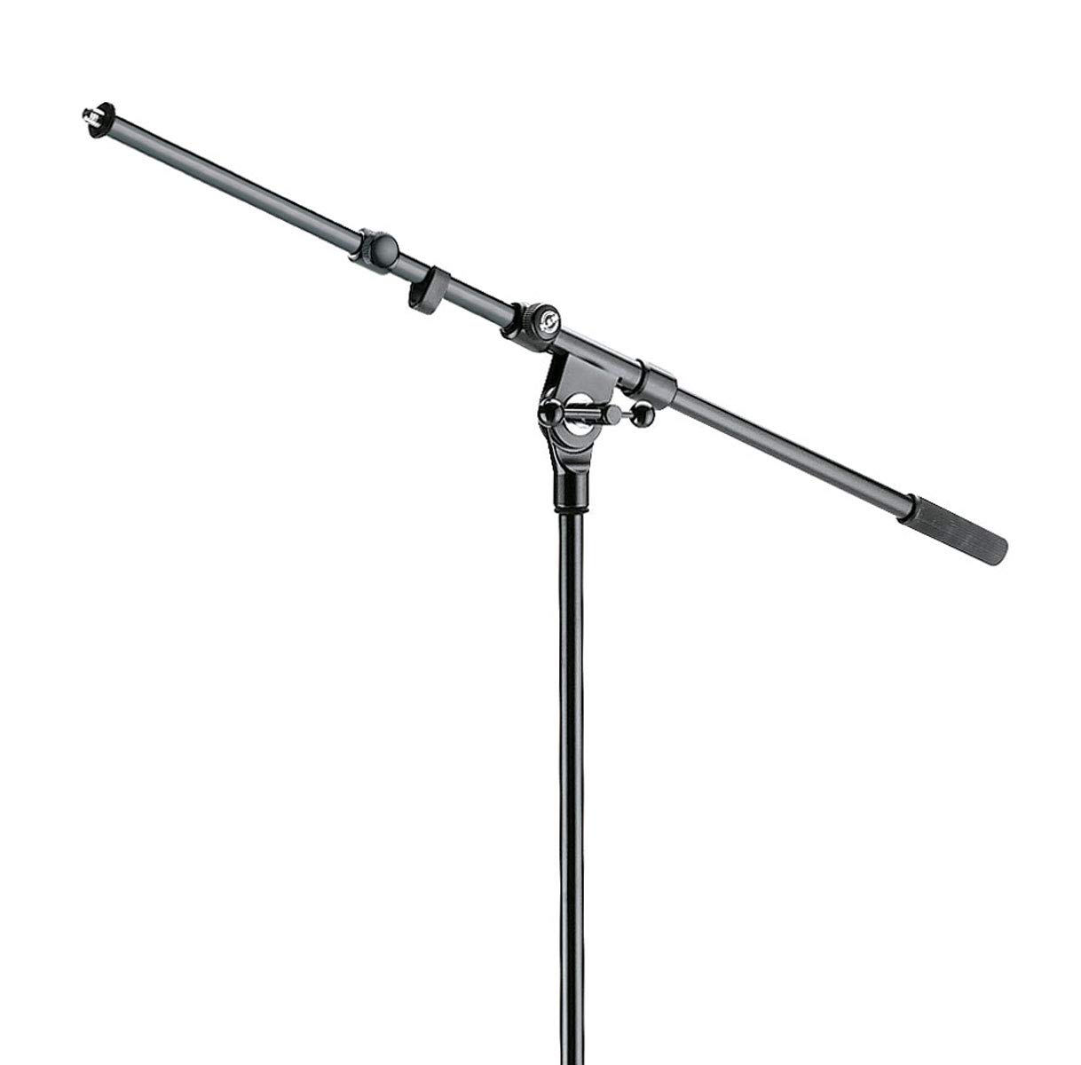 K&M 210/9 Mikrofonstativ mit Galgen + keepdrum Stereo-Schiene Doppel-Halterung