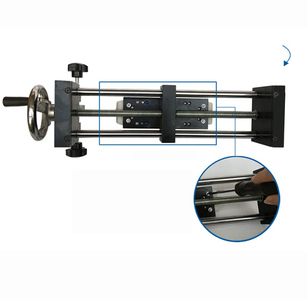 Banco di Prova per dinamometro Orizzontale a Manovella Misuratore di Forza Push-pull Hla Spiral Rack 500n/50kg