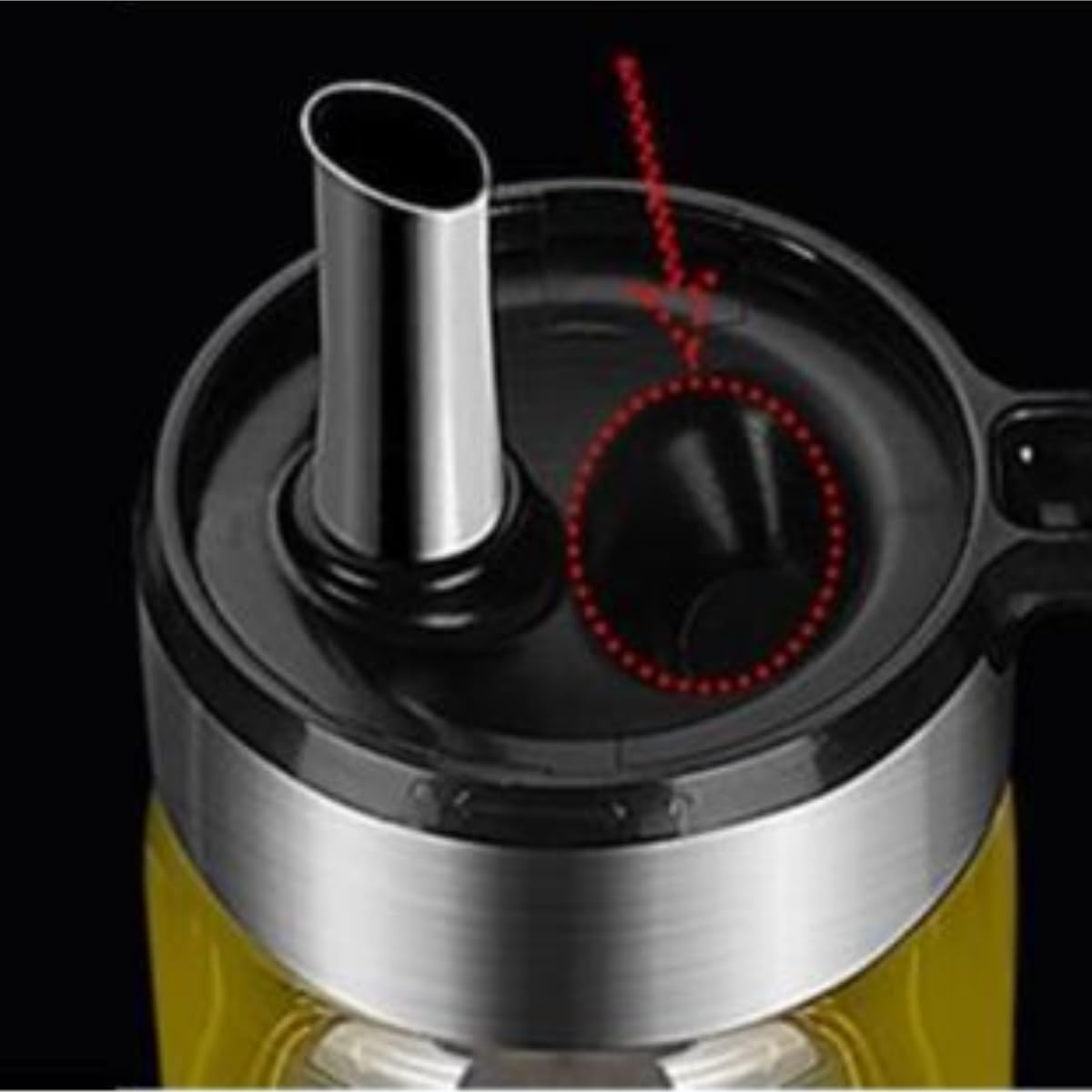 Dispenser per Salsa di Soia Bottiglia Di Salsa Di Soia A Prova Di Perdite For Uso Domestico, Set Da 2 Pezzi, Aceto, Condimento Contenitore Dell'olio(22cm)