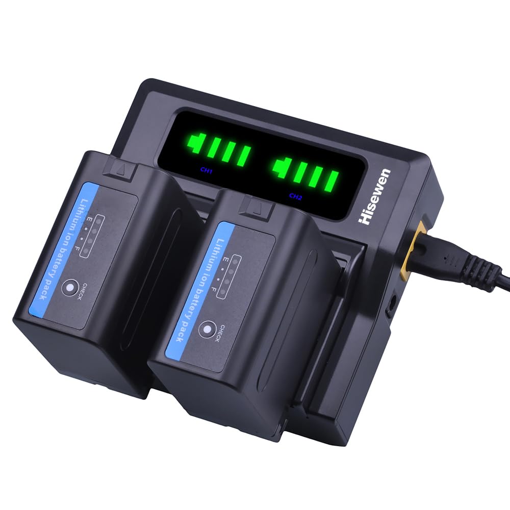 Npf Battery 2X Akku + Dual-Ladegerät NP-F960, F970 Produktbild-Vorschau 9