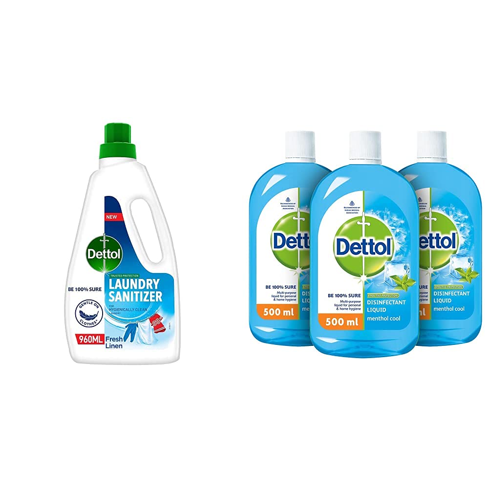 Buy Dettol After Detergent Wash Liquid Laundry Sanitizer, Fresh Linen