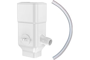 Downspout Rainwater Diverter Kit for [3x4” & 2x3”] Downspout and Rain Barrel