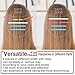 Clip in Hair Extensions 8Pcs 18 Clips 145G Thick Long Straight Full Head Real Natural Synthetic Fibre Hairpieces for Women Lady Girls Gift (23 inch, Light Auburn)