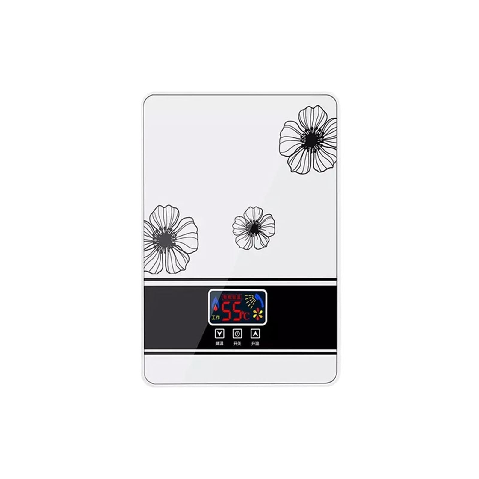 Podgrzewacz wody przepływowy, Natychmiastowy Bezzbiornikowy Podgrzewacz Wody 6000w Termostat Nagrzewnica Indukcyjna Smart Touch Elektryczne Podgrzewacze Prysznicowe Automatica