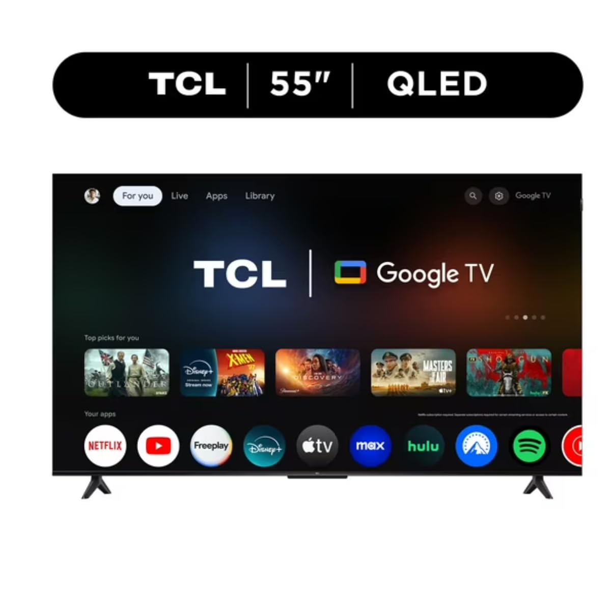 Amazon.com: TCL Smart TV 55 inch 2025 55Q5K Google TV QLED 4K