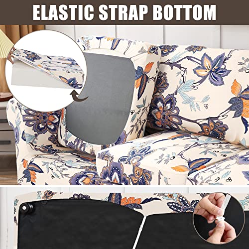 SearchI-Stretch-Sofa-Cover-Printed-Couch-Cover-Floral-Pattern-4-Pieces-Sofa-Slipcover-with-3-Separate-Cushion-Cover-Washable-Furniture-Protector-for-Living-RoomSofa-Flower-Pattern SearchI Stretch Sofa Cover Printed Couch Cover Floral Pattern 4 Pieces Sofa Slipcover with 3 Separate Cushion Cover Washable Furniture Protector for Living RoomSofa Flower Pattern