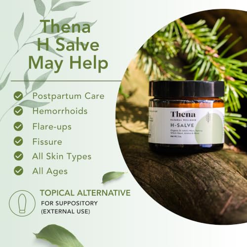 Image of Intense Hemorrhoid Treatment Natural Hemorrhoid Relief Cream, Max Strength Herbal Anal Fissure Relief Ointment with Organic Witch Hazel for Postpartum Piles, Best with Thena Sitz Bath Soak Women Men