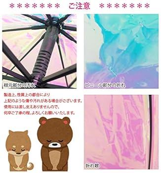 Amazon | [スーツケースカンパニー]オーロラ ビニール傘 雨傘 長
