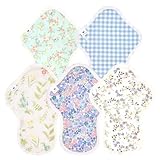 AENUANCE（エニュアンス）布ナプキン 防水 生理用 特に多い日 昼 軽い日昼用 兼用 吸水ナプキン 5枚 セット 吸水 45cc 厚手 M AEMWH-5P-V10