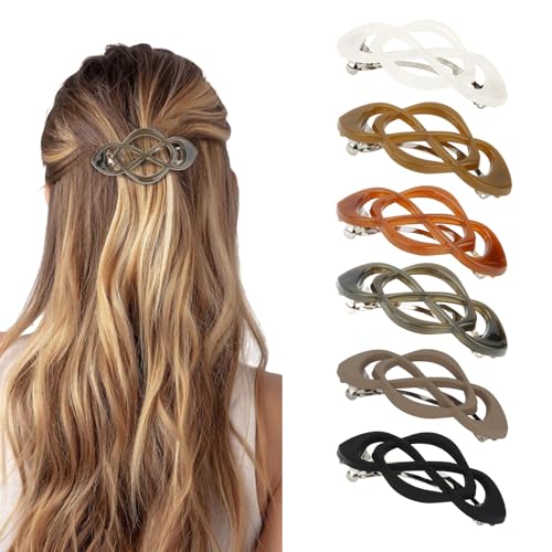 Pinzas para cabello vintage 6 piezas para mujer miniatura 1