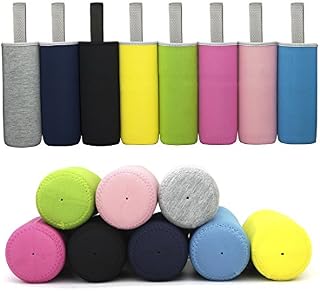 Kvvdi 8 Pack 12 oz - 18 oz Neoprene Water Bottle Sleeve 16.9