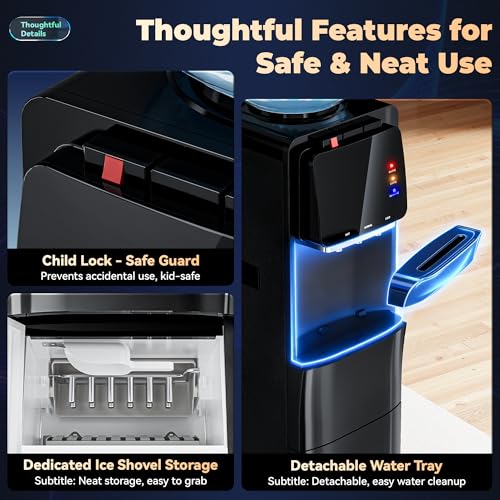 Water Dispenser With Ice Maker For Home
