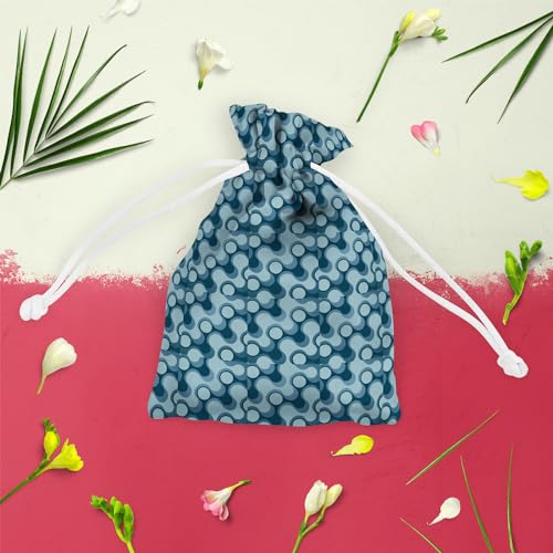 Image of ArtzFolio Abstract Retro D3 | Pouch Wrist Potli Bag | Bag for Weddings & Casual Parties