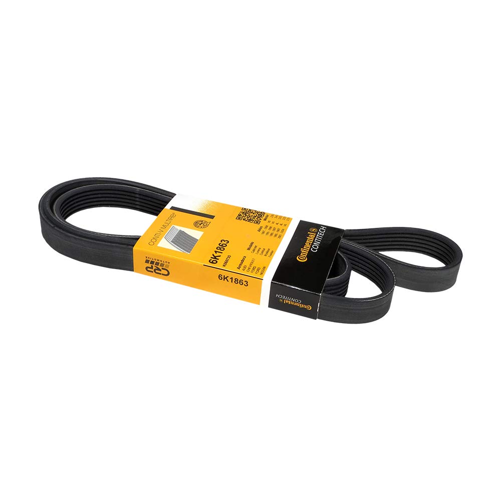 6 Rib Multi V Drive Belt fits AUDI 80 B4 2.6 92 to 95 ABC Continental Quality
