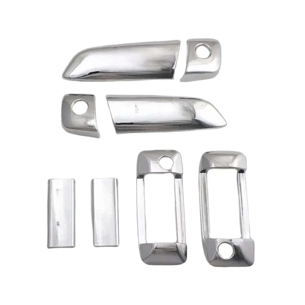 Silber Auto Zubehör Upgrade Dekoration Türgriff Schüssel Abdeckung Trim Für Hiace Für Pendler 2008-2018