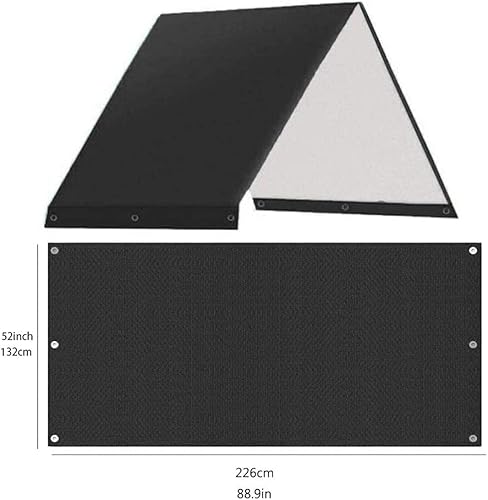 Miniatura 8 de Toldo de repuesto para patio de recreo, cubierta impermeable de repuesto para parque infantil, 52 x 90 pulgadas, a prueba de rayos UV