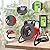 Greenhouse Heater with Digital Thermostat, Electric Portable Heater Fan for Green House, Grow Tent, Flower Room, Overheat Protection, Fast Heating (Red)