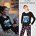 KPop Demon Hunters 2 Pc Pajamas Girls Teens 5–14 Yrs Officially Licensed T Shirt PJ Pants Huntrix Saja Boys Gifts for Girls (7-8 Years, Black Saja Boys)