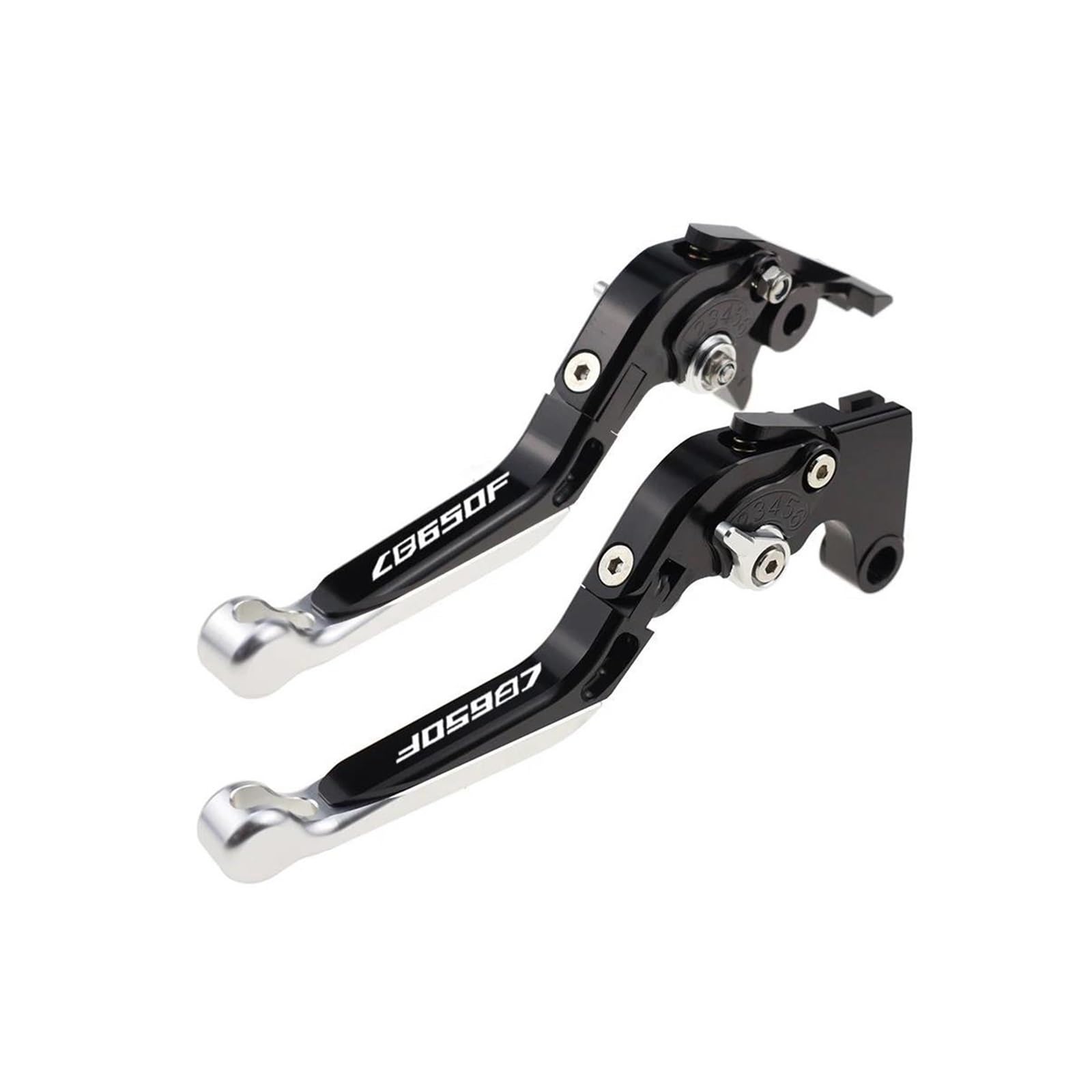 Leve per Freno e Frizione per CB650F 2014-2022 Set di Leve Freno Frizione estensibili Pieghevoli, Regolabili(P)