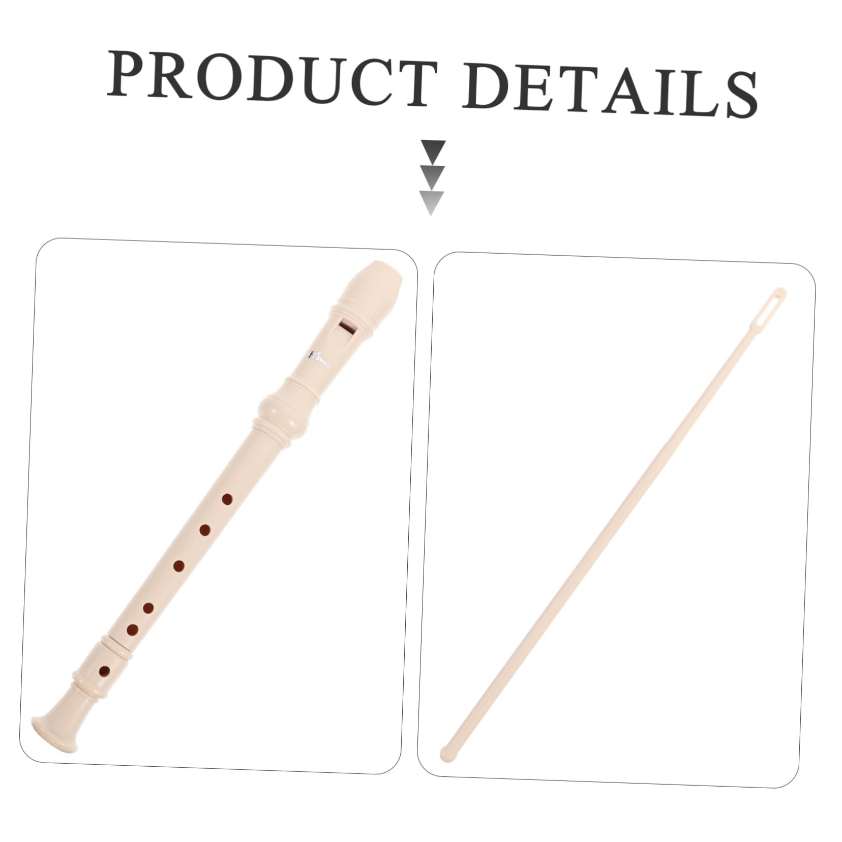 ifundom Practice Clarinet for Children 6-hole Clarinet Easy to Play Beginner Musical Instrument Material