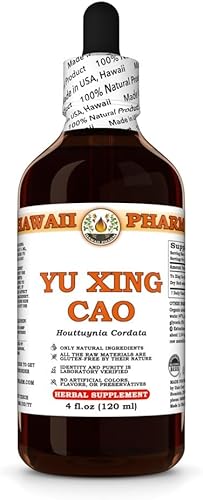 Yu Xing Cao (Houttuynia Cordata) - Tintura de hierbas secas, hecha en Hawái, extracto líquido puro, vegano, natural, 4 onzas líquidas