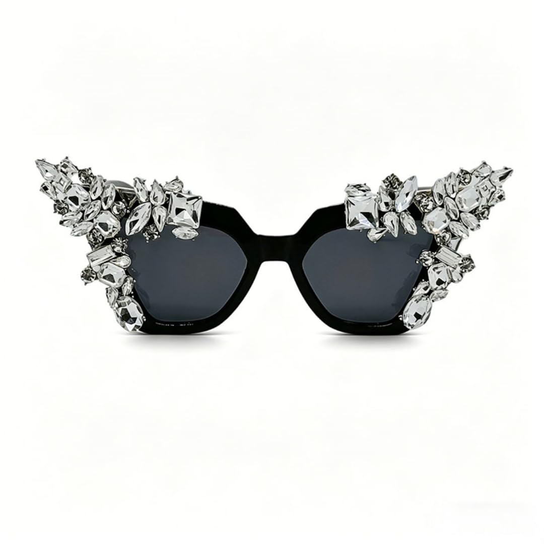 Damskie luksusowe okulary przeciwsłoneczne w stylu retro typu cat eye