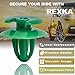Rexka Green Door Panel Trim Clips for BMW 51411870718 E9 E12 E21 E23 E24 E28 E30 E32 E46 (Pack of 30)