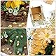 100 Stück Holzbienen, Holz Bienen, Bienen Deko Selbstklebend Deko Bienen, Gemalte Biene Selbstklebend Mini Holz Bienen für Partys Geburtstage Gärten Fotorahmen Sammlerstücken Bastelarbeiten DIY
