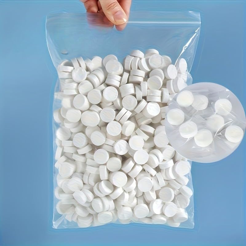 105 Pcs Portable Compressed Towels - Quick-Dry Lightweight Polyester Blend, Disposable Non-Woven Cleansing Wipes for Hiking, Camping, Travel & Outdoor Adventures | Reusable (Hand/Machine Washable)