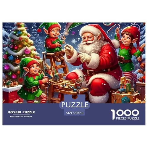 Puzzle de Papá Noel de 1000 piezas para disfrutar de una tarde invernal en familia