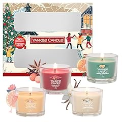 Idea Regalo - Yankee Candle Set regalo di candele profumate di Natale | 4 mini candele votive riempite | Collezione Après Ski | Regali di Natale perfetti per le donne